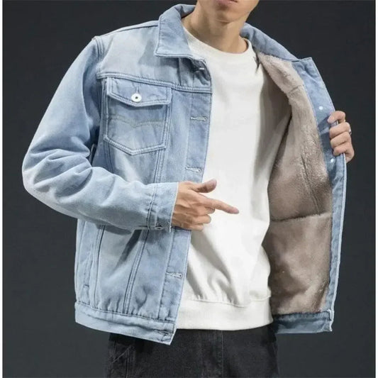 Veste en denim doublée Avalon Sherpa