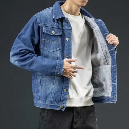 Veste en denim doublée Avalon Sherpa