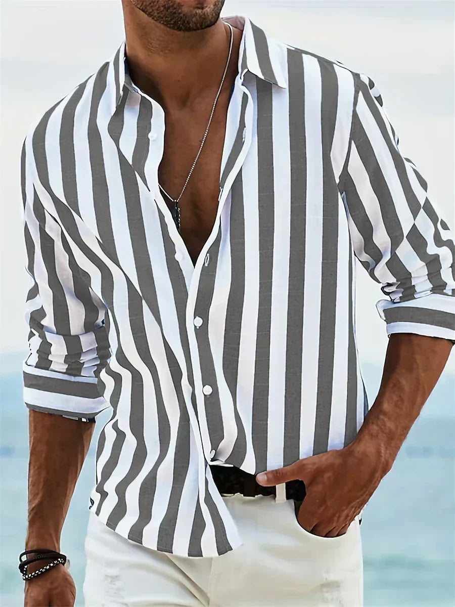 Hemshire™ | Chemise Rayée Été Légère